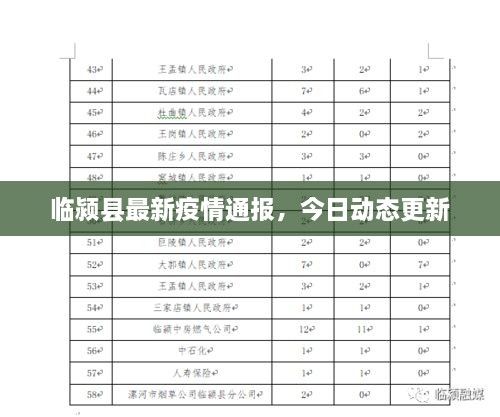 临颍县最新疫情通报，今日动态更新